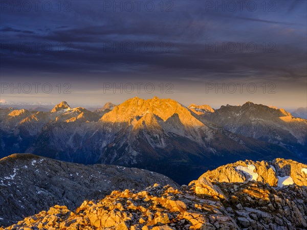 Dawn in the Berchtesgaden Alps