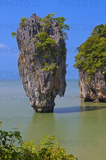 Striking rock formation on Khao Phing Kan Island