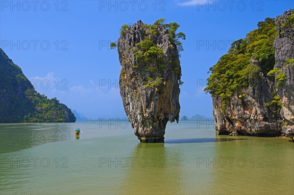 Striking rock formation on Khao Phing Kan Island