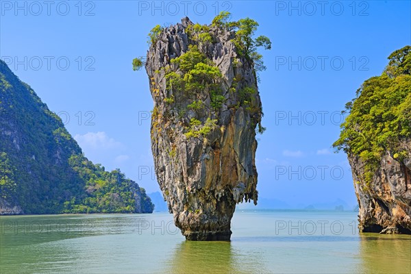 Striking rock formation on Khao Phing Kan Island