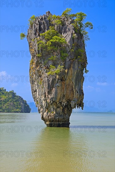 Striking rock formation on Khao Phing Kan Island