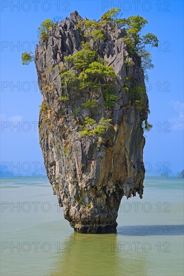 Striking rock formation on Khao Phing Kan Island