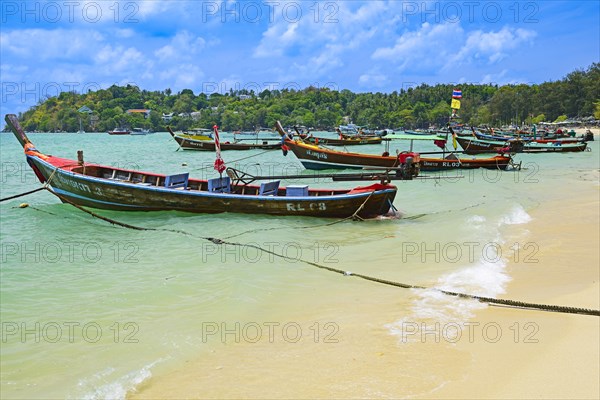 Typical longtail boats