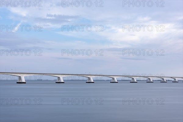 Zeeland Bridge in the Oosterschelde estuary