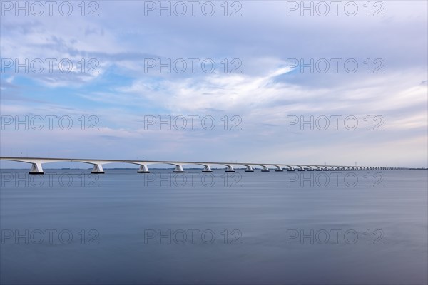 Zeeland Bridge in the Oosterschelde estuary