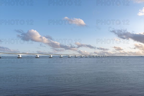 Zeeland Bridge in the Oosterschelde estuary