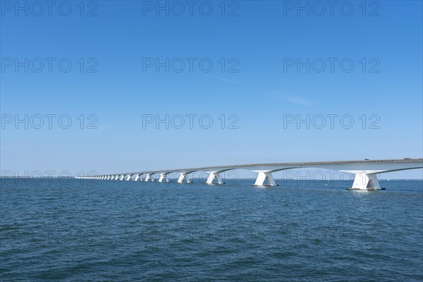 Zeeland Bridge in the Oosterschelde estuary