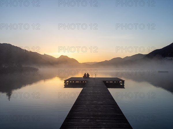 Morning atmosphere at sunrise