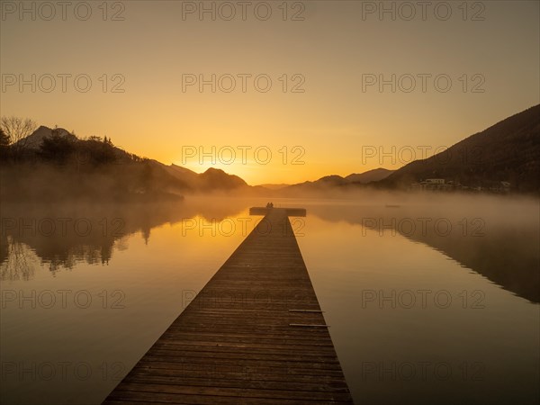 Morning atmosphere at sunrise