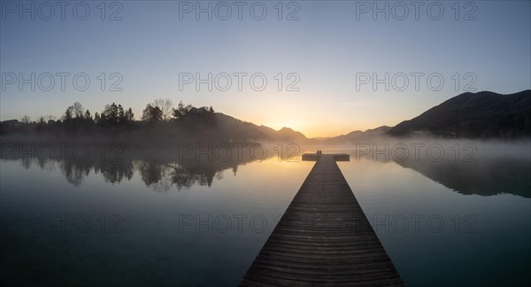 Morning atmosphere at sunrise