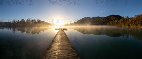 Morning atmosphere at sunrise