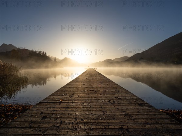 Morning atmosphere at sunrise