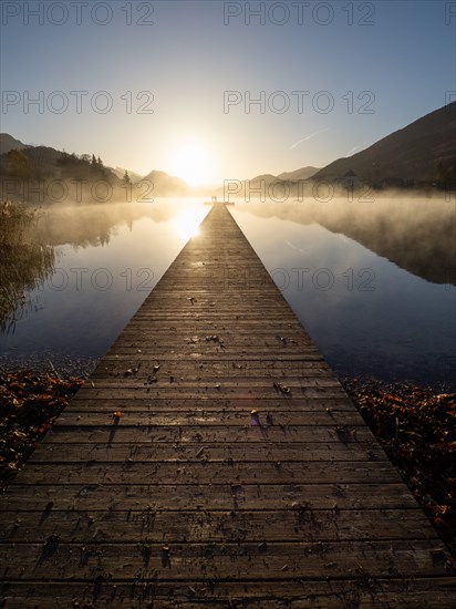 Morning atmosphere at sunrise