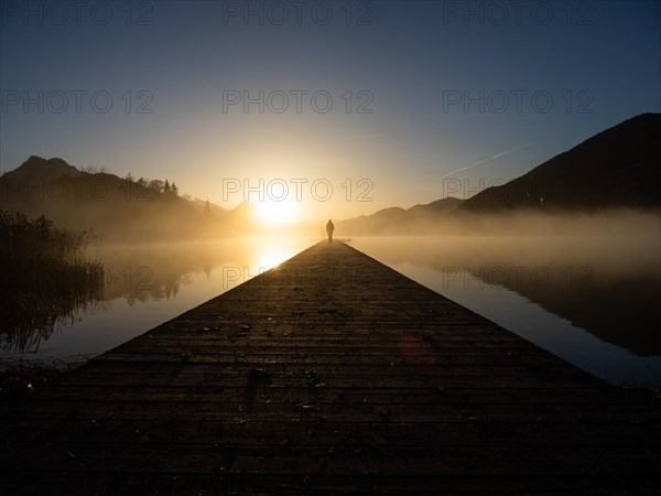 Morning atmosphere at sunrise