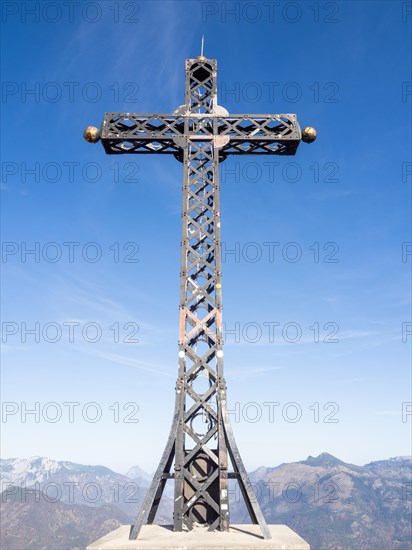 Franz Josef Cross on the Mountain Peak