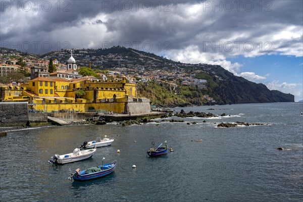 View of Fortaleza de Sao Tiago fortress