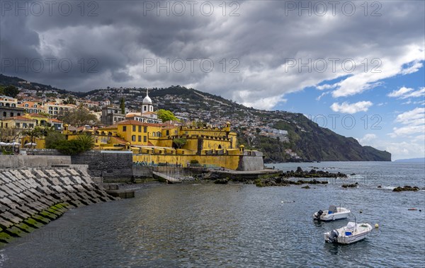 View of Fortaleza de Sao Tiago fortress