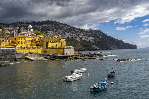 View of Fortaleza de Sao Tiago fortress