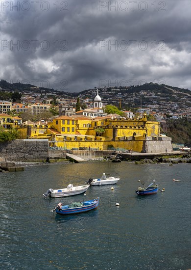 View of Fortaleza de Sao Tiago fortress