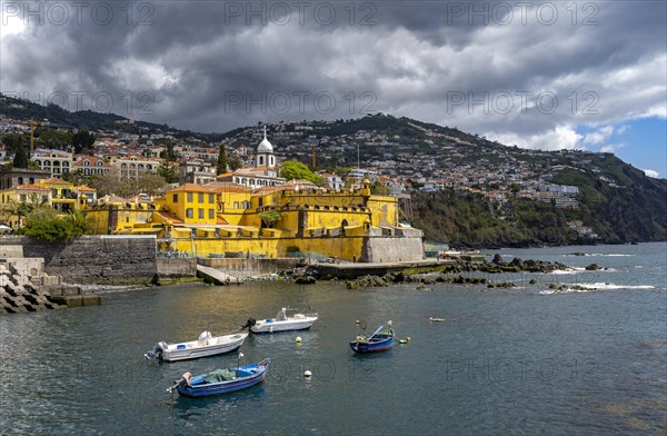 View of Fortaleza de Sao Tiago fortress