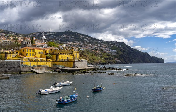 View of Fortaleza de Sao Tiago fortress