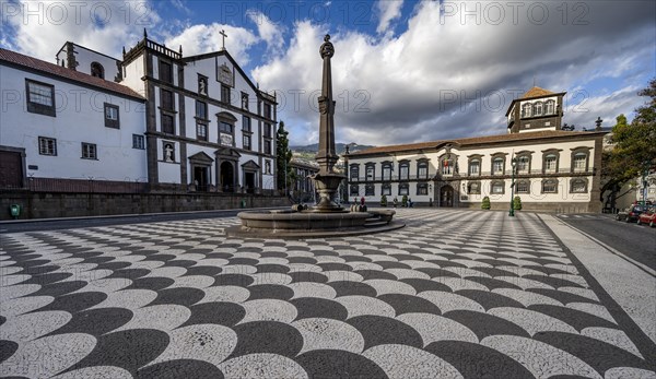 Largo do Municipio square with mosaic floor and fountain