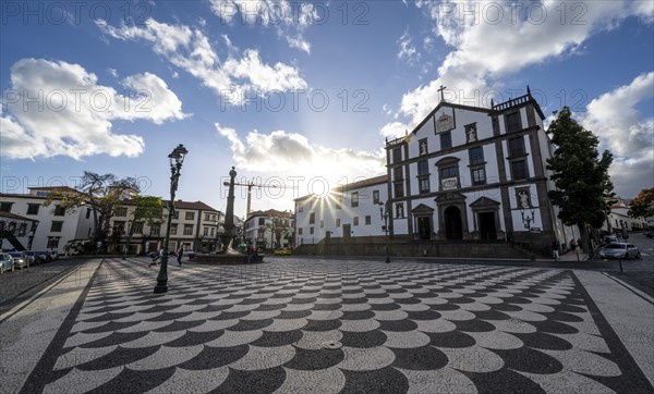 Largo do Municipio square with mosaic floor and fountain