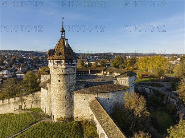 The Munot town fortress in the centre of Schaffhausen Canton Schaffhausen