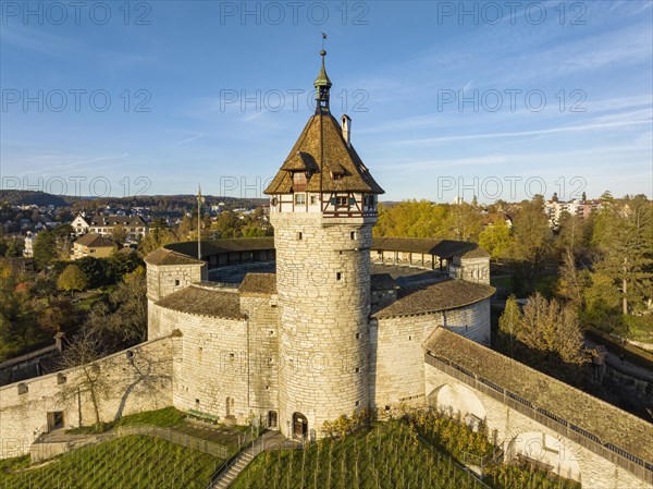 The Munot town fortress in the centre of Schaffhausen Canton Schaffhausen