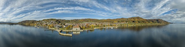 Aerial view of Lake Constance