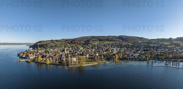 Aerial view of the municipality of Steckborn