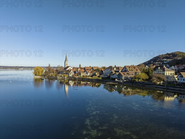 Aerial view of the municipality of Berlingen