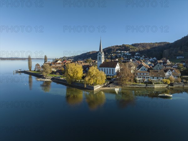 Aerial view of the municipality of Berlingen