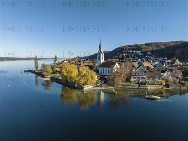 Aerial view of the municipality of Berlingen