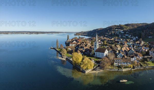 Aerial view of the municipality of Berlingen