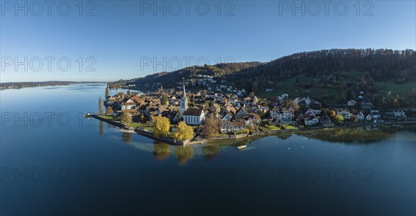 Aerial view of the municipality of Berlingen