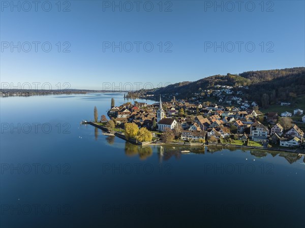 Aerial view of the municipality of Berlingen