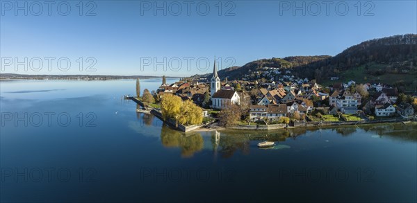 Aerial view of the municipality of Berlingen