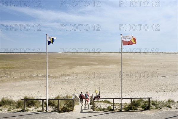 The Kniepsand sandbank off Wittduen