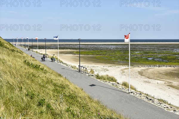 Promenade by the sea in Wittduen