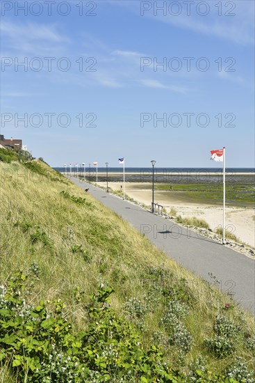 Promenade by the sea in Wittduen