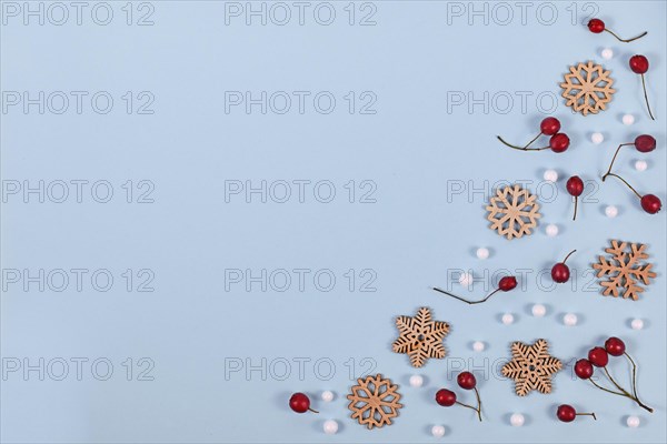 Christmas snowflake ornaments