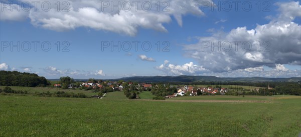 View of Franconian Switzerland