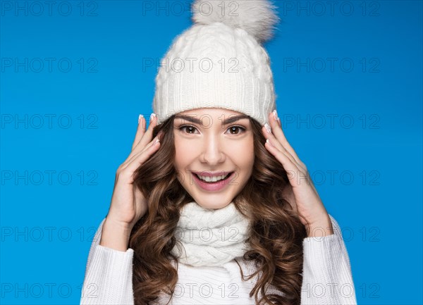 Beautiful girl with a gentle make-up