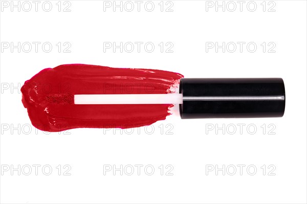 Liquid lipstick isolate on a white background