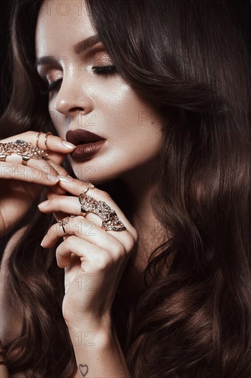 Beautiful woman with healthy skin