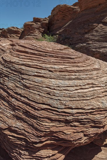 Exfoliating Navajo Sandstone at Horseshoe Bend