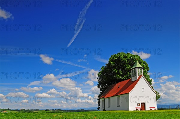 Chapel above Amtzell in West Allgaeu