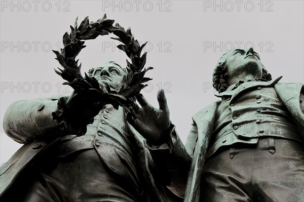 Double Statue Goethe-Schiller Monument by Ernst Rietschel