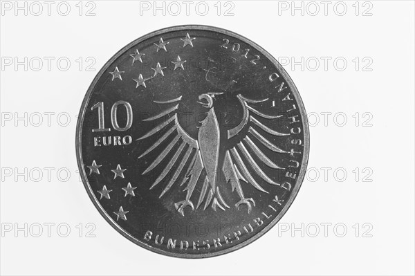 10 euro commemorative coin of Gerhard Hauptmann